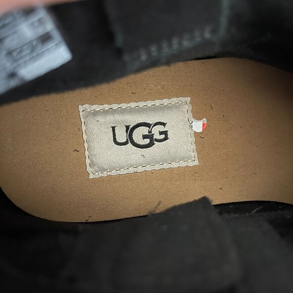 UGG Josefene Cuff Suede Ankle Black Boots 1130525, Size 6.5 NWOB - Picture 8 of 10